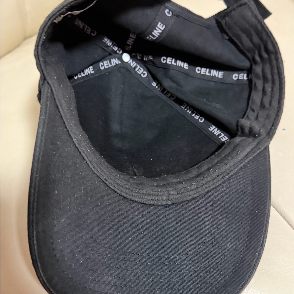 Celine Black Cap with White Label - Picture 10 of 13